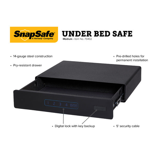 SnapSafe Under Bed Safes - SNAP75402