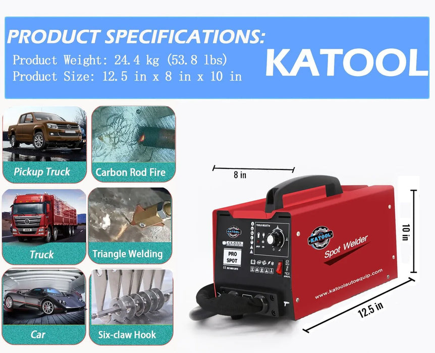 Katool PRO Body Spot Welder Dent Puller Spot Welding Machine