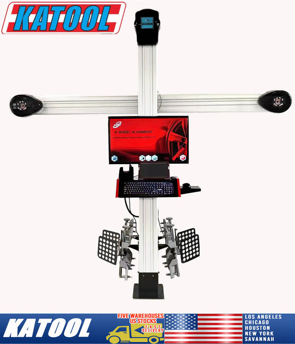 Katool KT-AV6 Wheel Alignment Machine Works on 2 Post & Scissor Lift