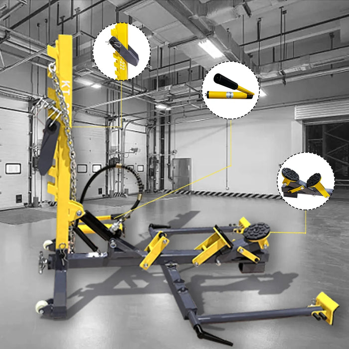 Katool KT-222 Auto Body Frame Puller Straightener (Free Hand Air Pump & Accessories)