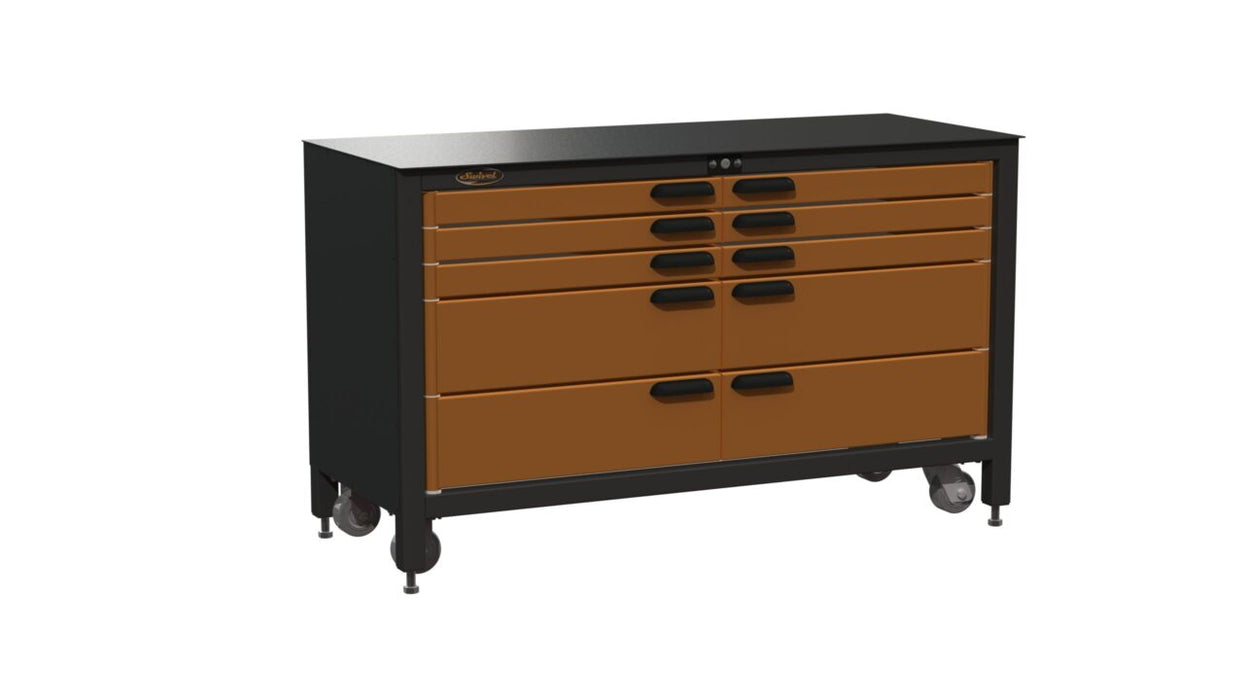 Swivel Workbench - 10 drawers