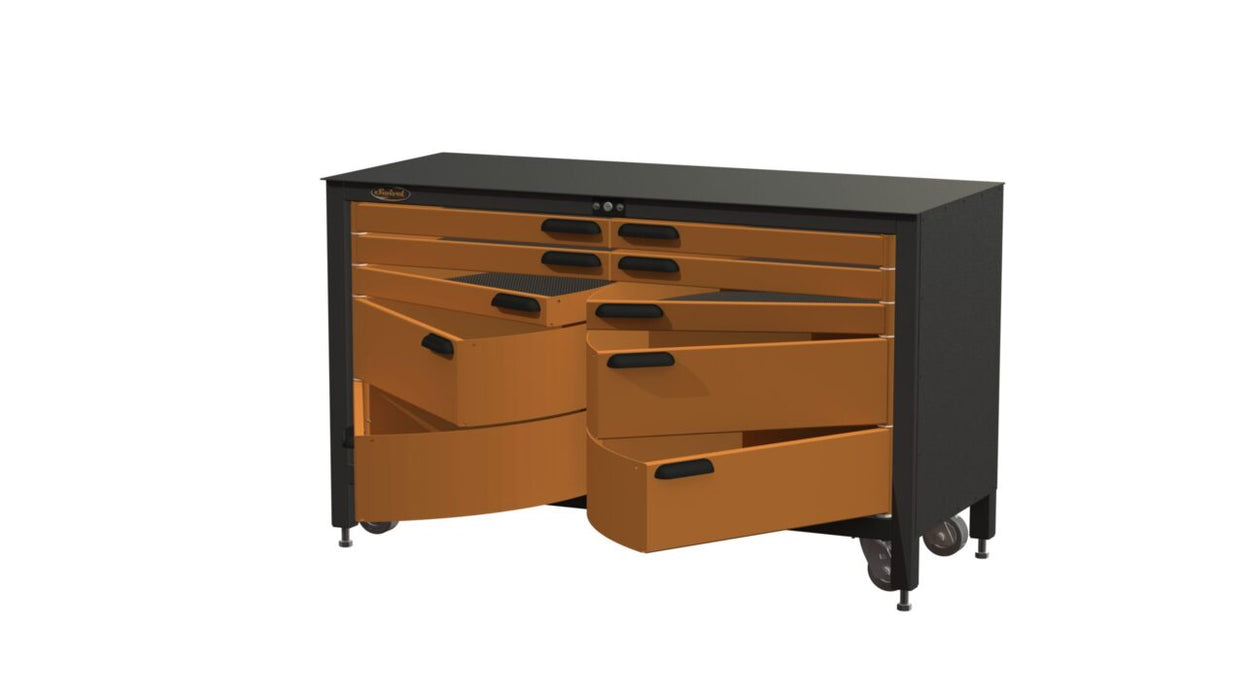 Swivel Workbench - 10 drawers