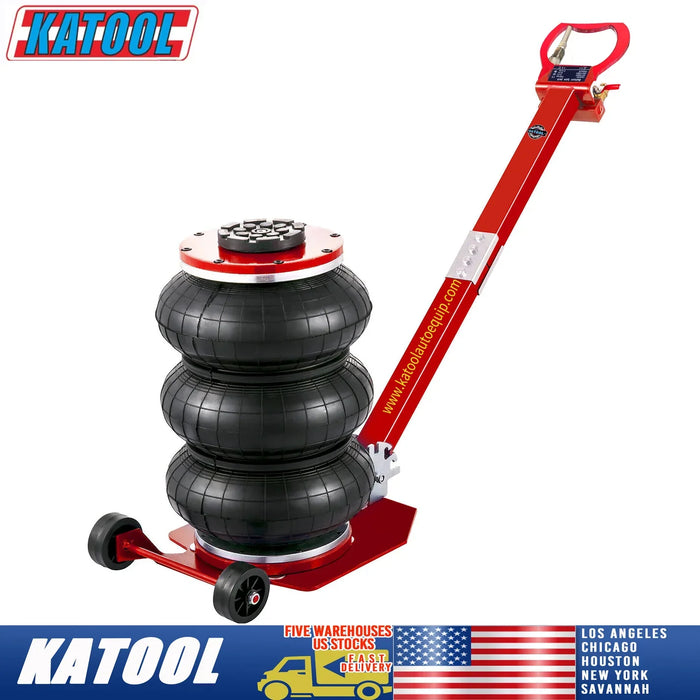 Katool Bag Air Jack 5 Ton Red Pneumatic Jack Car Lift Compressed