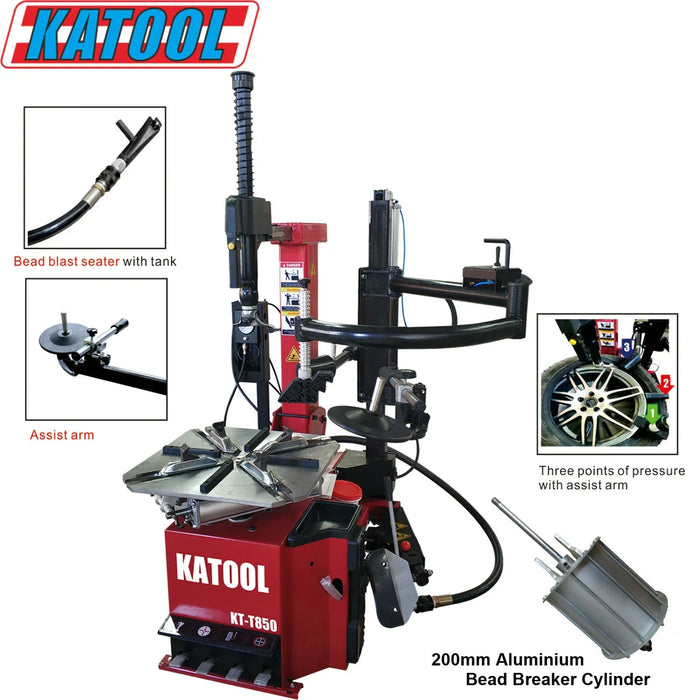 Katool Tire Changer KT-T850 & Wheel Balancer KT-B760 Combo