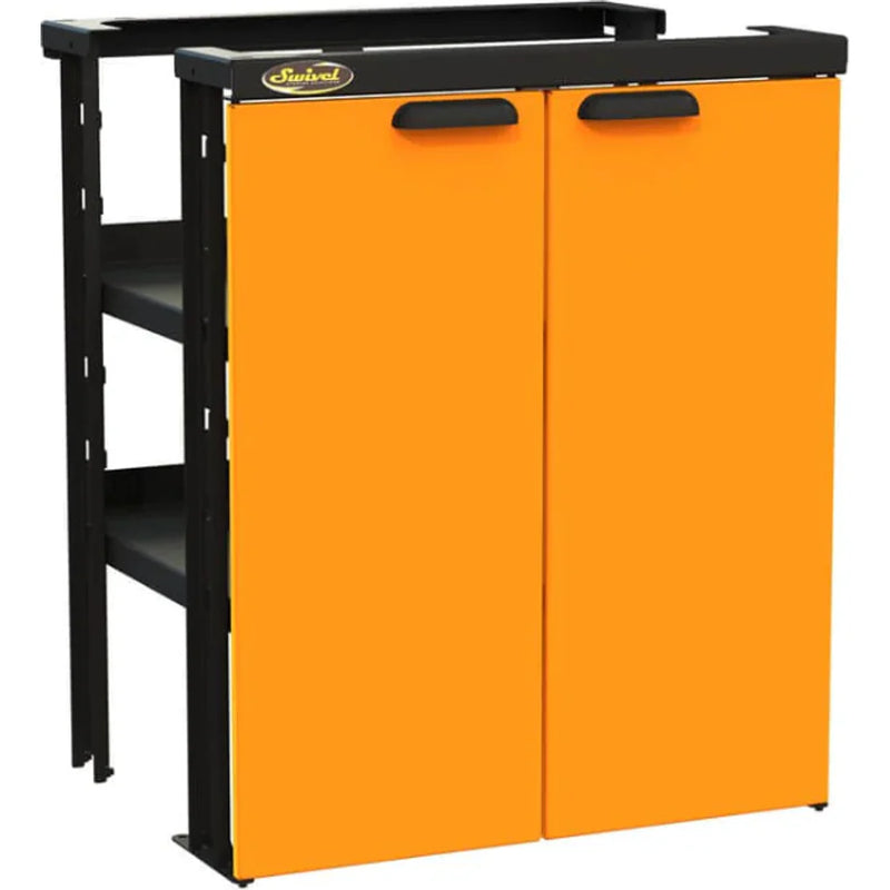 Swivel 30" x 2 Adj. Height Shelves & Mounting Brackets w/ 2 x 15" Doors (require base unit on either si