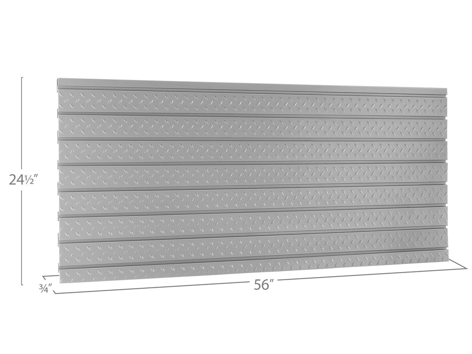 NewAge Pro Series Diamond Plate Slatwall Backsplash