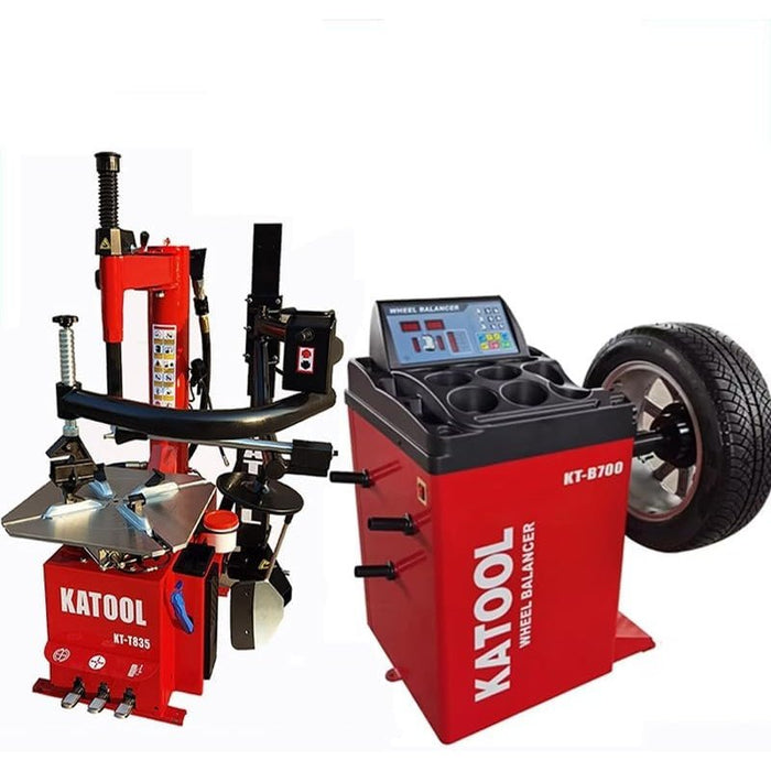 Katool Tire Changer KT-T835 & Wheel Balancer KT-B700 Combo