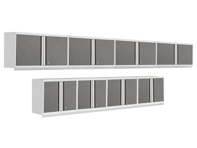 NewAge Pro Series 8 Piece Cabinet Set with 28 in. and 42 in. Wall Cabinets