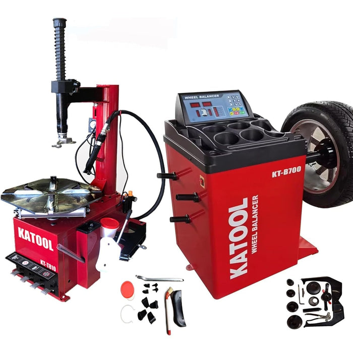 Katool Tire Changer KT-T810 & Wheel Balancer KT-B700 Combo