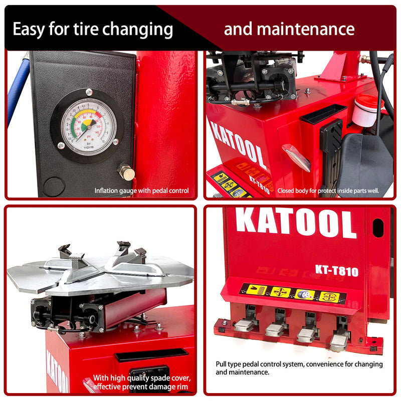 Katool KT-T810 Wheel Clamp Tire Changer Machine
