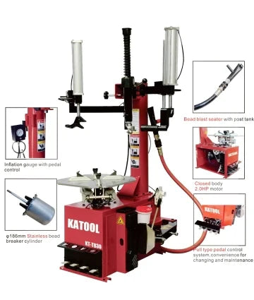 Katool Tire Changer KT-T830 & Wheel Balancer KT-B700 Combo