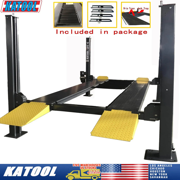 Katool KT-4H850 8,500lbs Heavy Duty 4-Post Car lift