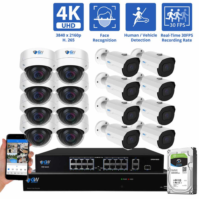 GW Security 32 Channel NVR Security Camera System