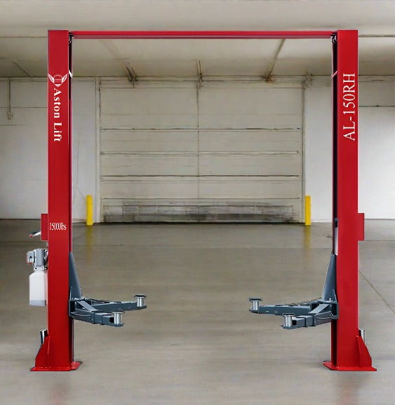 Aston® 15000lbs. 2-Post Car Lift Symmetrical Single Point Lock Release AL-150RH