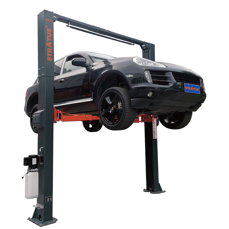Stratus Clear Floor Direct Drive 9,000 LBS Capacity Single Point Manual Release Vehicle Lift SAE-C9P