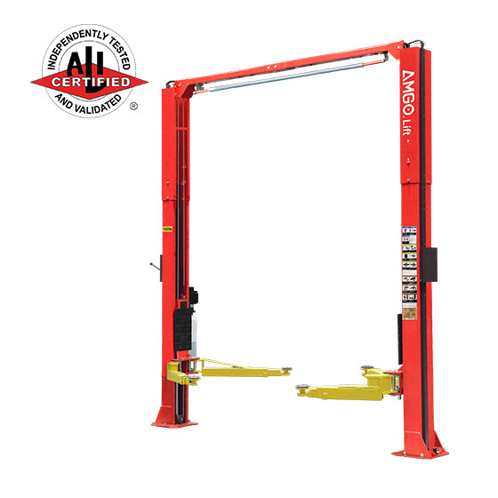 AMGO 2 post lift clear-floor 10,000lbs direct drive with Super Asymmetric® arms lift -  OH-10