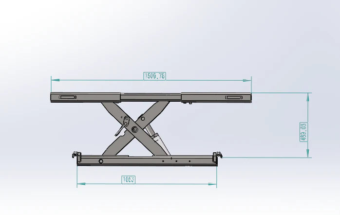 Katool KT-RJ50 Rolling Jack 5000 lbs Lifting Capacity