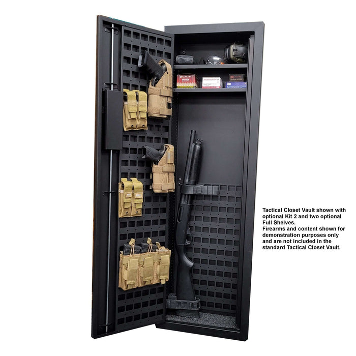 V-Line Tactical Closet Vault In-Wall Safe For Tactical Gear - 51653-S FBLK