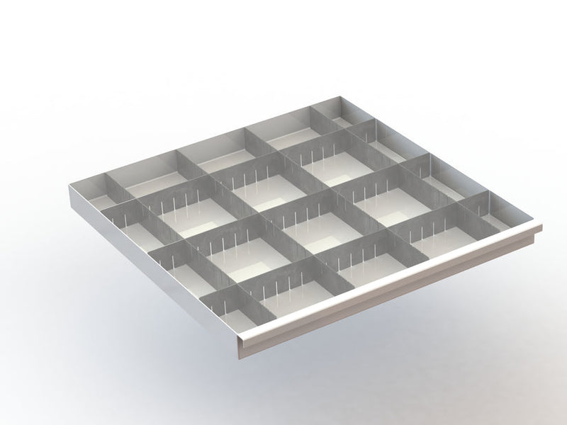 Swivel Galvanized drawer divider set, Universal