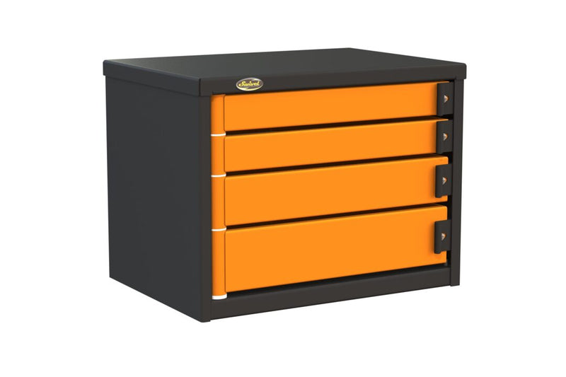 Swivel Service Body / Van Tool Box - 24" W x 18" H, 4 drawers