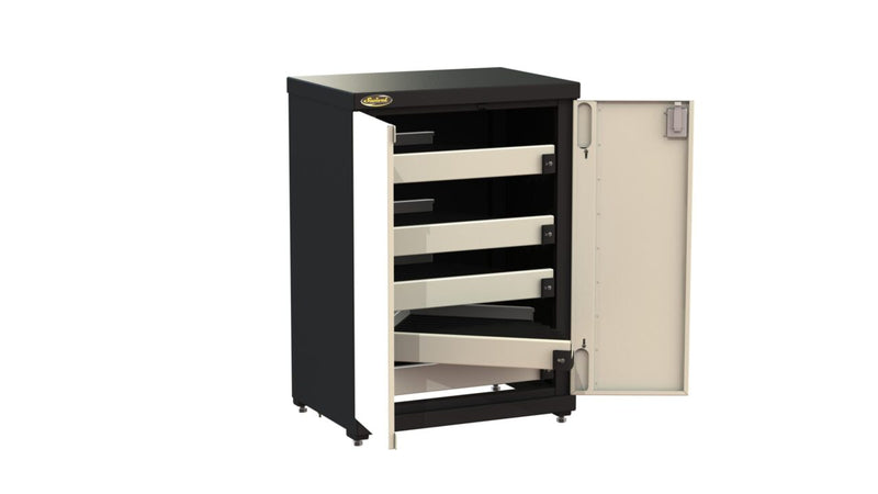 Swivel Press Brake Tooling Storage - 5 adjustable drawers
