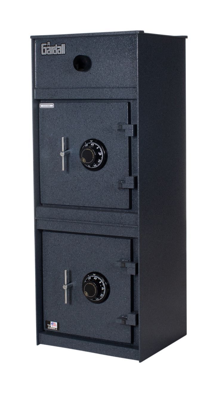 Gardall RC1237CC- B-Rated Double Door Deposit Safe, Rotary Top Load