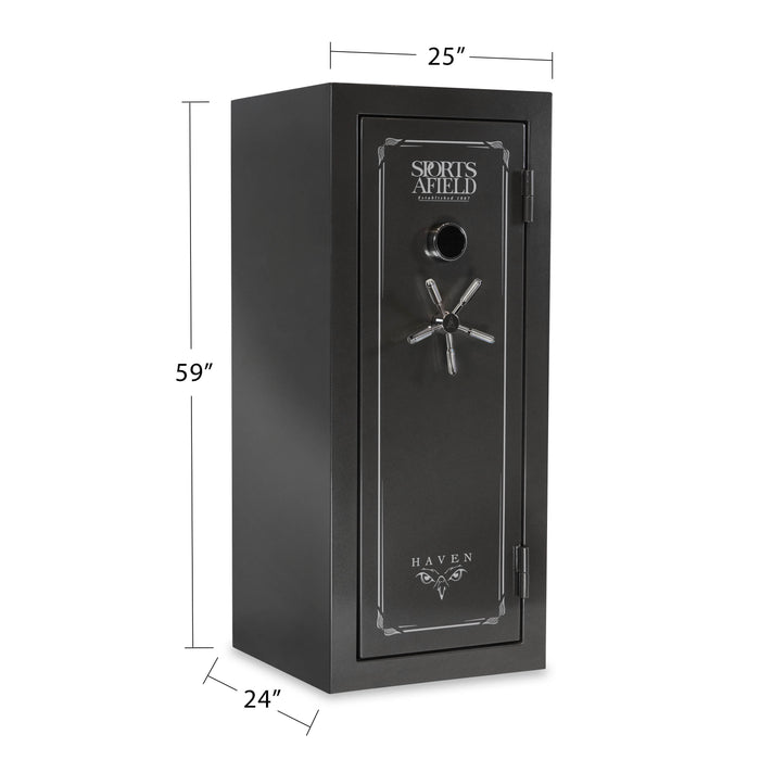 Haven 24-Gun Fire and Waterproof Electronic Lock Gun Safe - SA5925HX