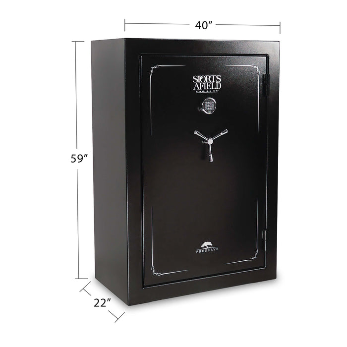 Preserve 40-Gun Fire and Waterproof Gun Safe with Electronic Lock - SA5940P