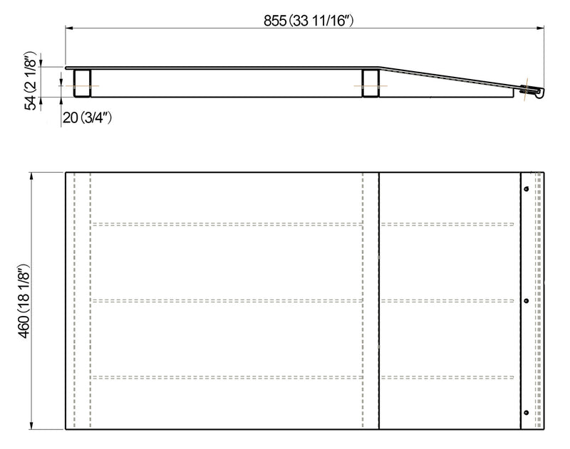 Stratus Mid Rise Scissor Auto Lift Approach Ramp Kit SAE-RS (Set of 4)