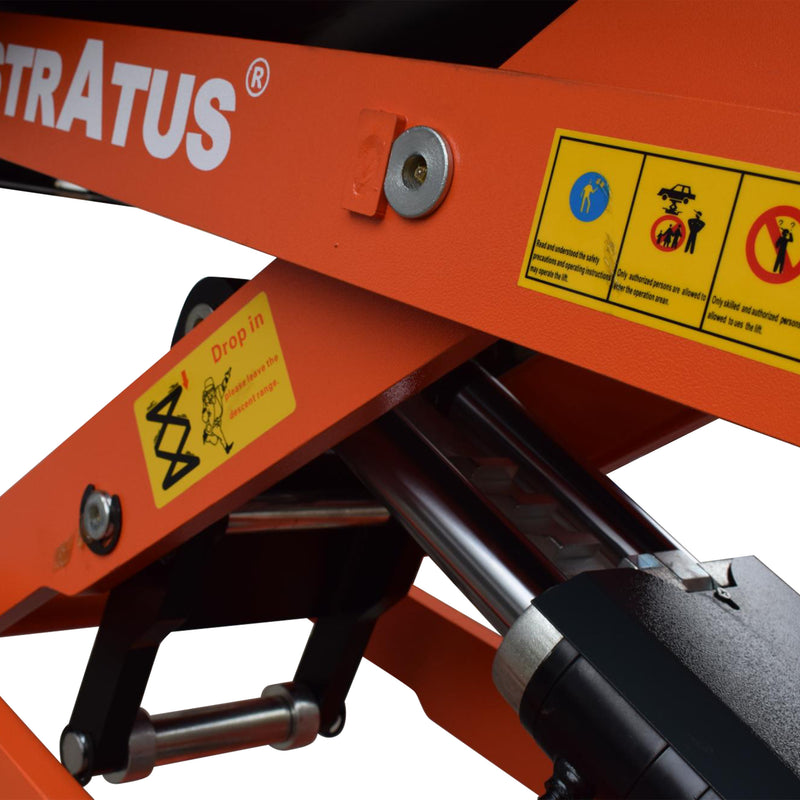 Stratus Commercial Grade On-Ground or In-Ground Mount Low Profile Full Rise Scissor Car Lift SAE-UT9000