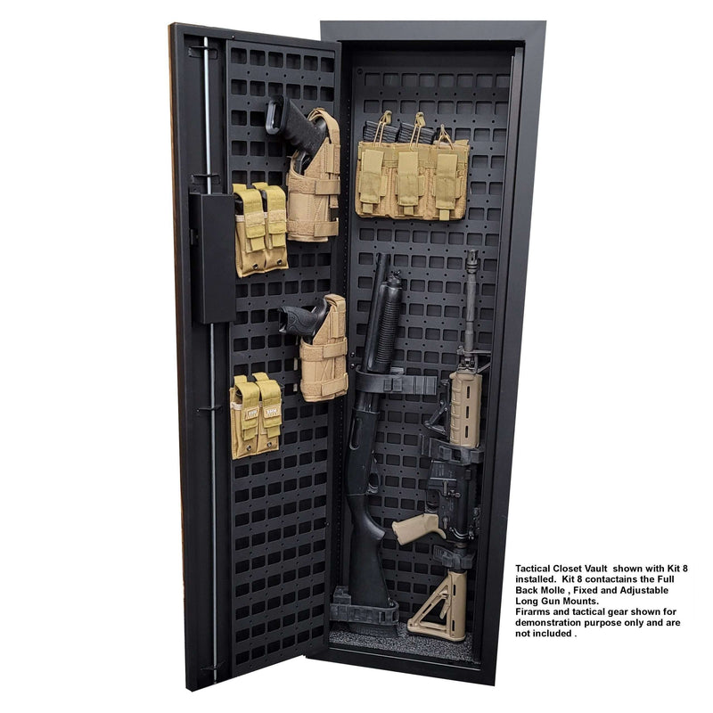 V-Line Tactical Closet Vault In-Wall Safe For Tactical Gear - 51653-S FBLK