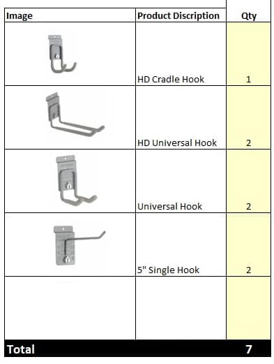 storeWALL Small Hook Bundle