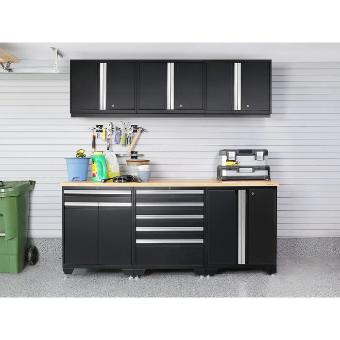 NewAge Pro 3.0 Series 6-Piece Cabinet Set With Tool Drawer, Base, Wall Cabinet and Locker