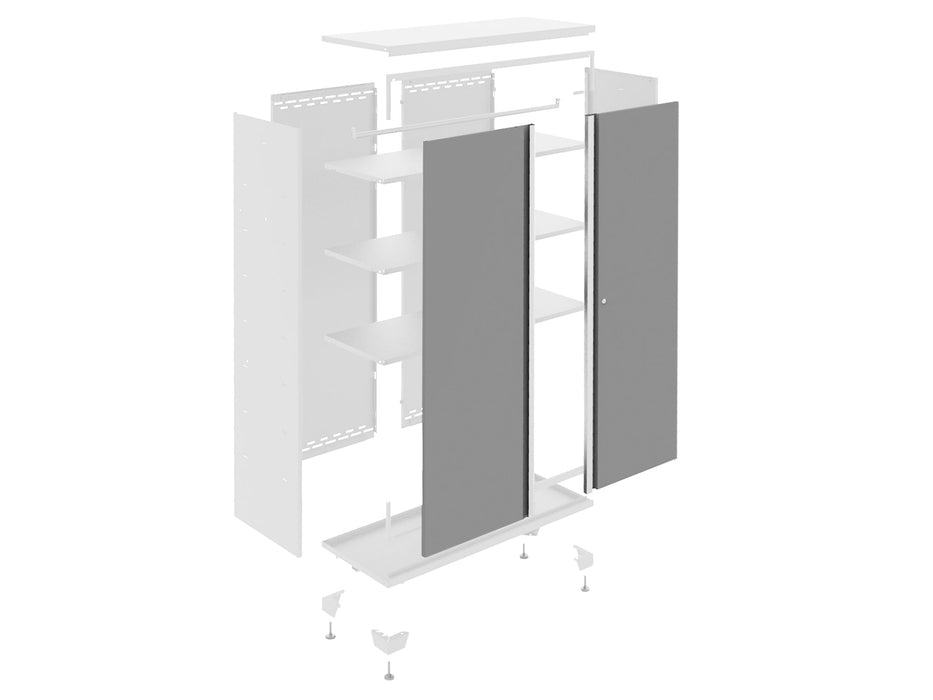 NewAge Bold Series 7 Piece Cabinet Set With 48 in. RTA Locker