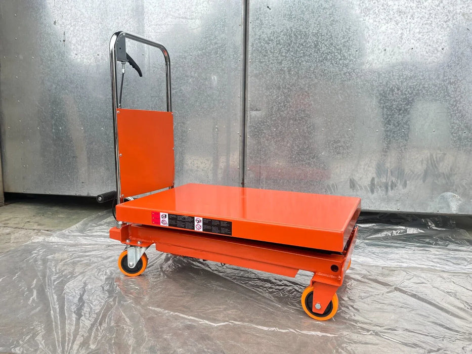 Katool Hydraulic Lift Table Cart 330lbs Manual Scissor Lift Table